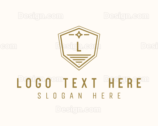 Luxurious Shield Law Firm Logo