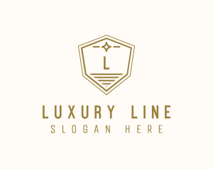 Luxurious Shield Law Firm logo design