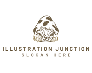 Mushroom Fungus Agriculture logo