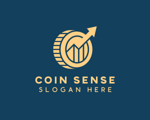 Coin Accounting Savings logo design