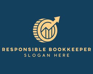 Coin Accounting Savings logo design