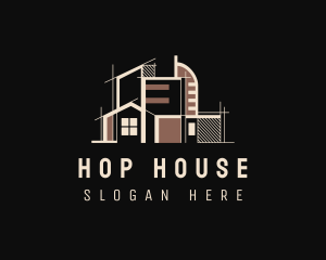 Urban House Property logo design