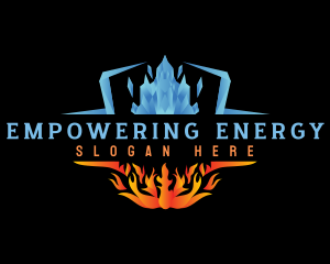 Ice Fire Element logo design