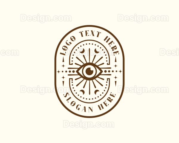 Cosmic Eye Boho Logo