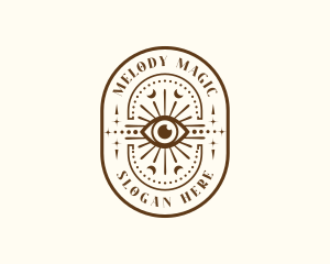 Cosmic Eye Boho Logo