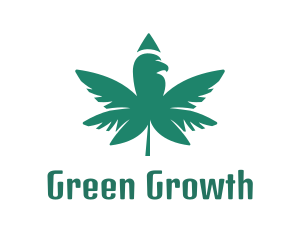 Moss Green Cannabis logo design