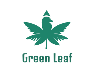 Moss Green Cannabis logo design