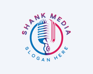 Microphone Media Studio logo design