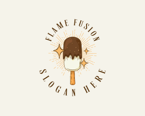 Ice Cream Popsicle Logo