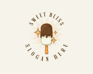 Ice Cream Popsicle logo design