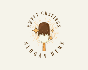 Ice Cream Popsicle logo design