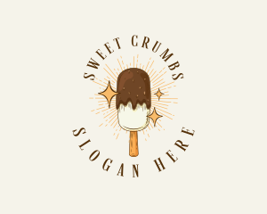 Ice Cream Popsicle logo design