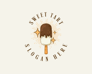 Ice Cream Popsicle logo design