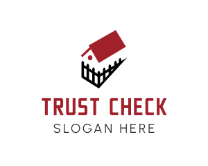 Check Fence Real Estate logo design