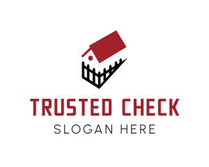 Check Fence Real Estate logo design