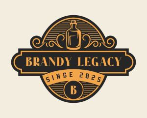 Whiskey Bourbon Liquor logo