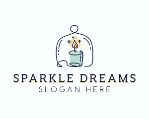 Sparkling Candle Souvenir logo