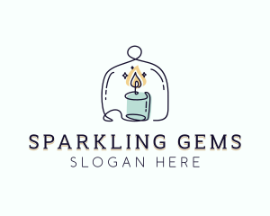 Sparkling Candle Souvenir logo