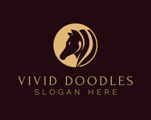 Horse Mane Business logo design