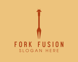 Giraffe Fork Restaurant  logo design