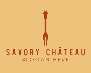 Giraffe Fork Restaurant  logo design