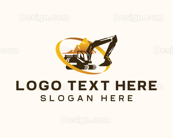 Industrial Machine Excavation Logo