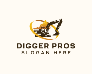 Industrial Machine Excavation logo design