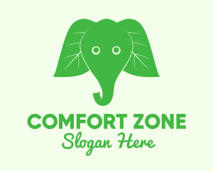 Elephant Ear Leaves logo design