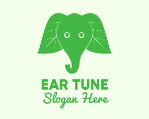 Elephant Ear Leaves logo