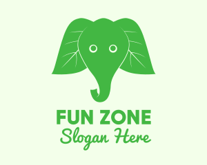 Elephant Ear Leaves logo design