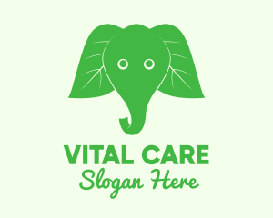 Elephant Ear Leaves logo
