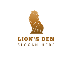 Luxury Lion Statue logo