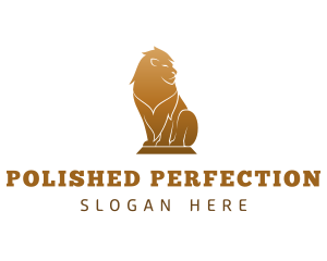 Luxury Lion Statue logo