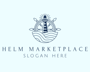 Ocean Helm Lighthouse logo