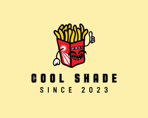 Cool Moustache Fries logo design