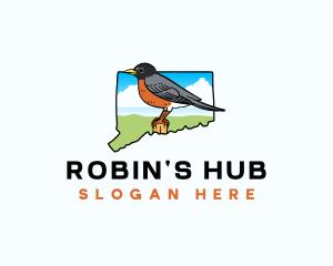 Connecticut American Robin logo