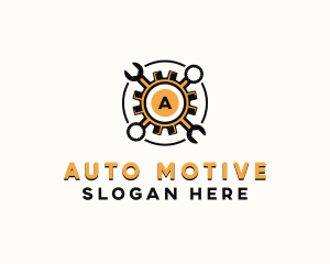 Gear Wrench Mechanic logo design