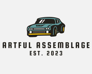 Retro Sports Car logo