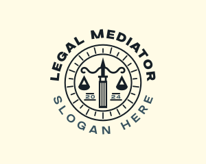 Paralegal Notary Law logo design