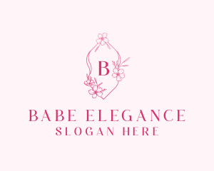 Elegant Flower Spa  logo design