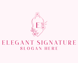 Elegant Flower Spa  logo design