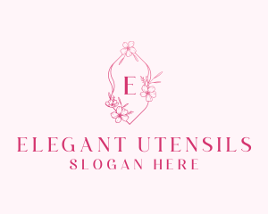 Elegant Flower Spa  logo design