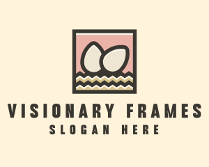 Egg Hay Frame logo design