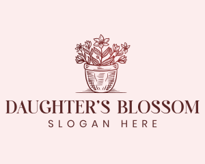 Flower Garden Botanical logo design