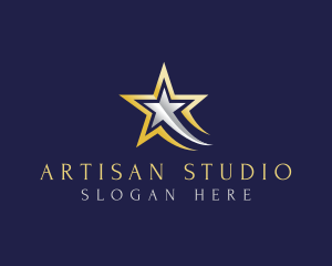 Swoosh Star Studio logo design