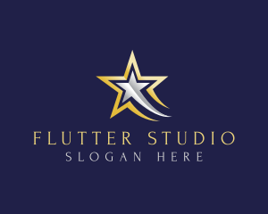 Swoosh Star Studio logo design