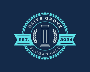 Greek Pillar Column logo