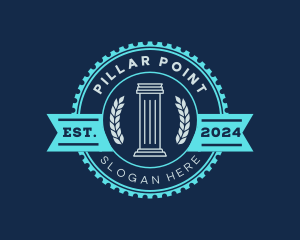 Greek Pillar Column logo