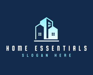 Home Building Real Estate logo design