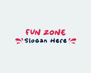 Playful Splash Wordmark logo